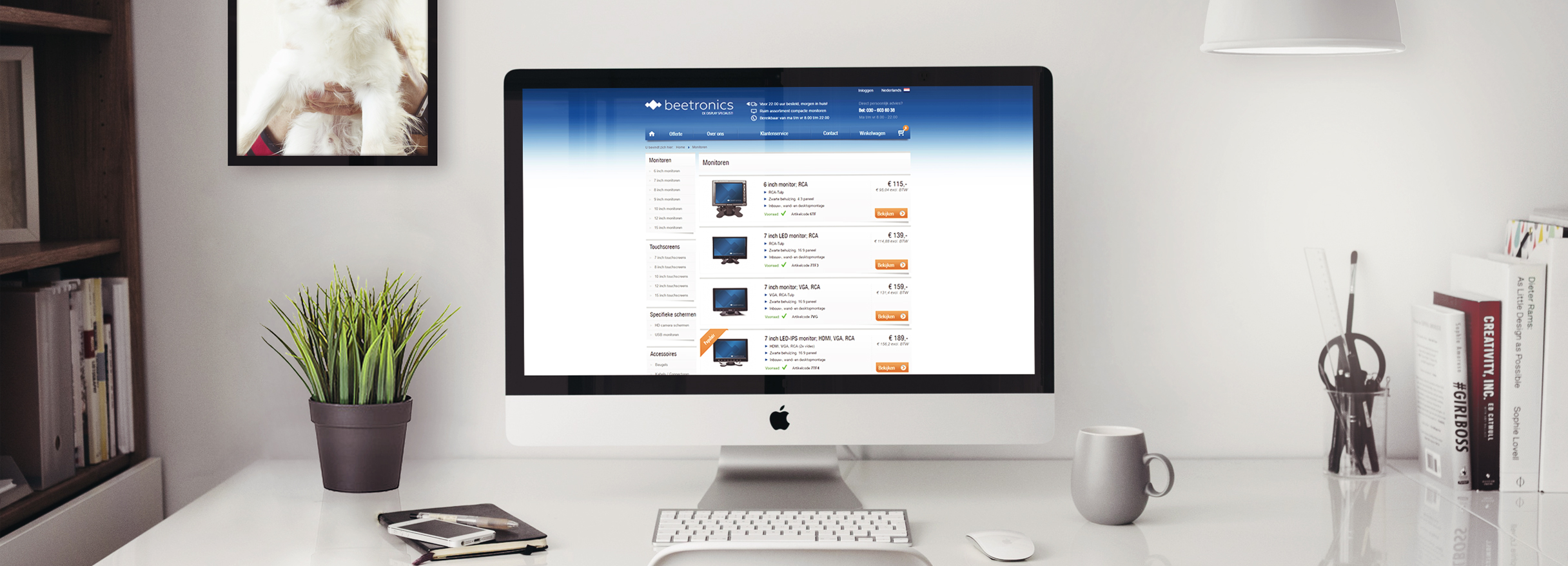 Beetronics webshop opzetten