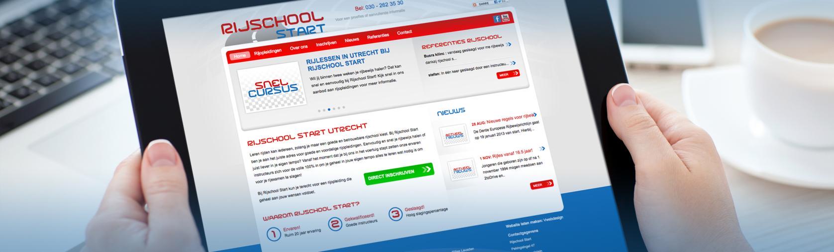 Rijschoolwebsite specialist