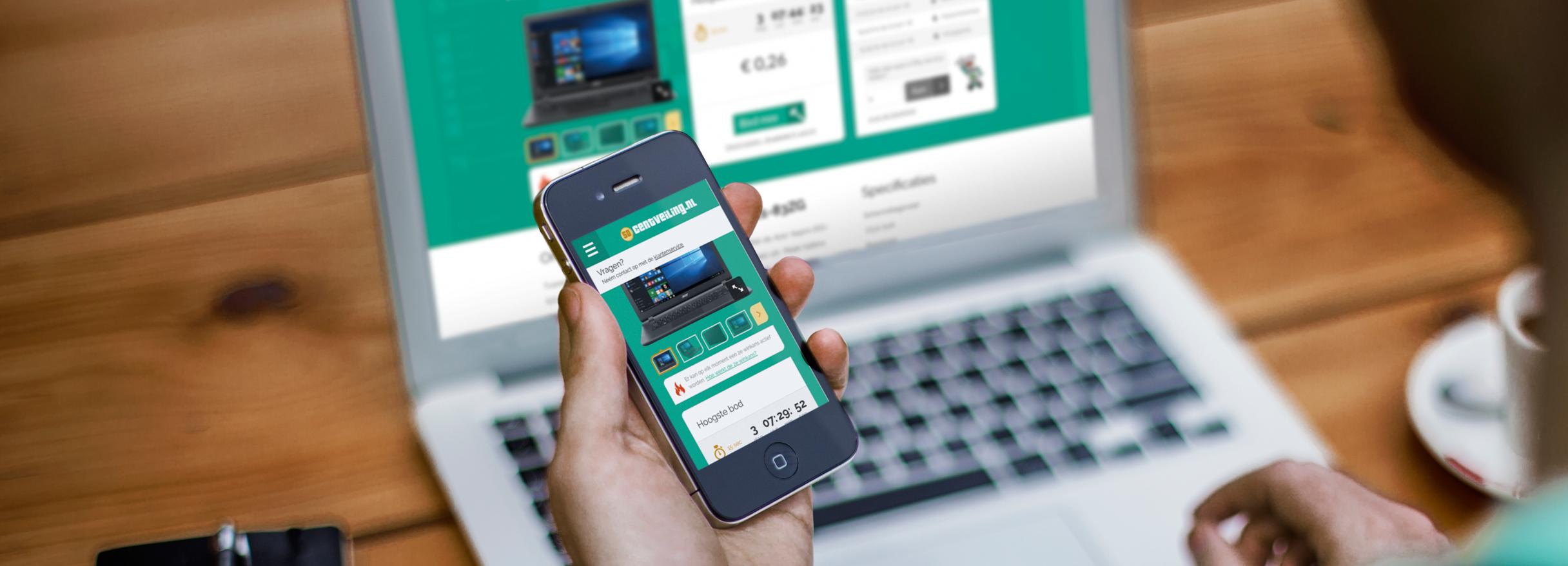 Centenveiling laten bouwen