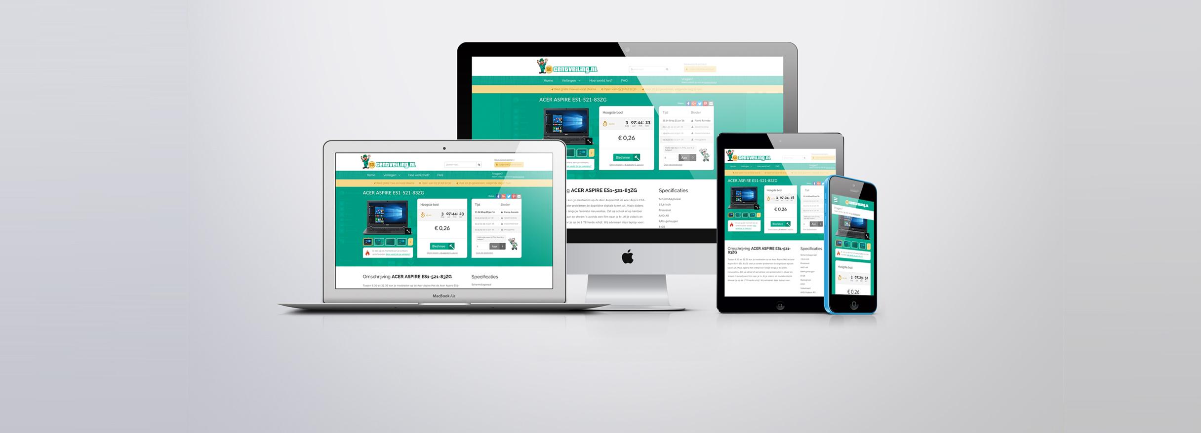 Centenveiling laten bouwen