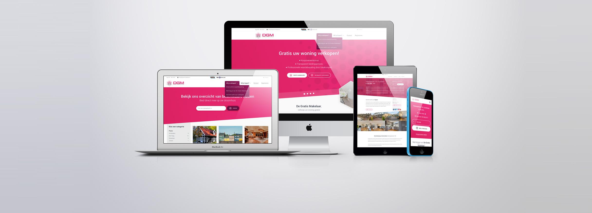 Website voor makelaar