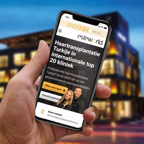 Website voor kliniek