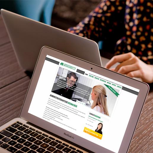 Website voor administratie kantoor
