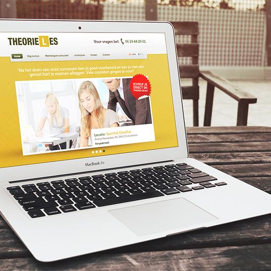 Rijschool website Theorie-Les.nu