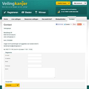 Veilingsite maker: Veilingkanjer
