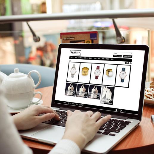 Handel website Samstag