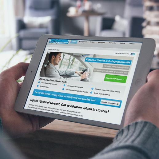 Rijschool website Rijluxe