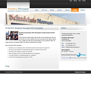 Bedrijfswebsite Schadehuis