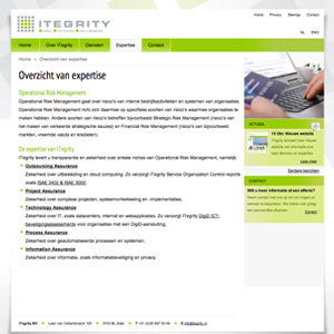 Accountant website Itegrity