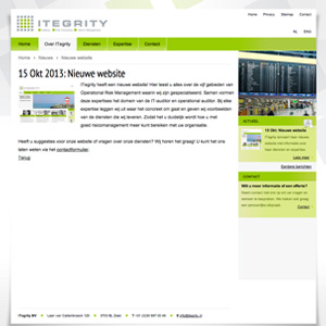 Accountant website Itegrity