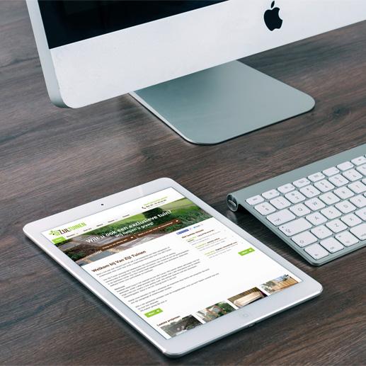 Website voor tuinman