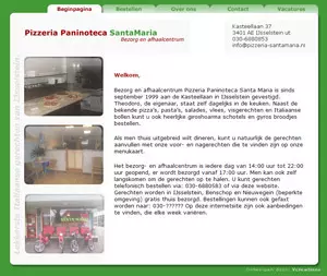 Webwinkel: Pizzeria-santamaria.nl