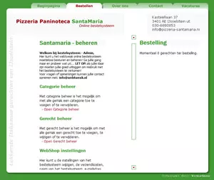 Webwinkel: Pizzeria-santamaria.nl