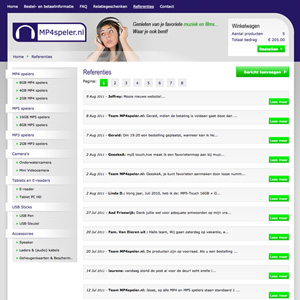 Webshop: MP4speler.nl