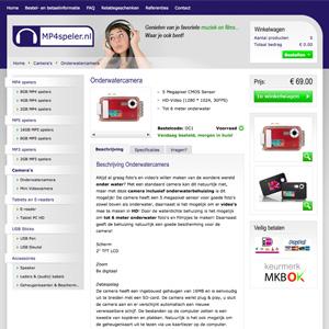 Webshop: MP4speler.nl
