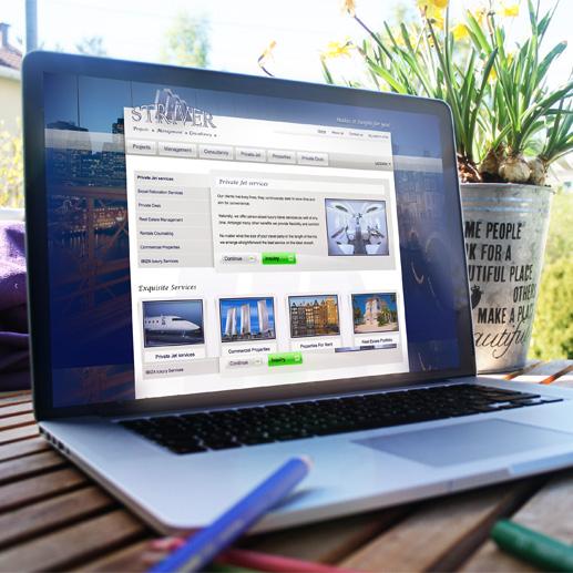 Vastgoed website Striver.eu